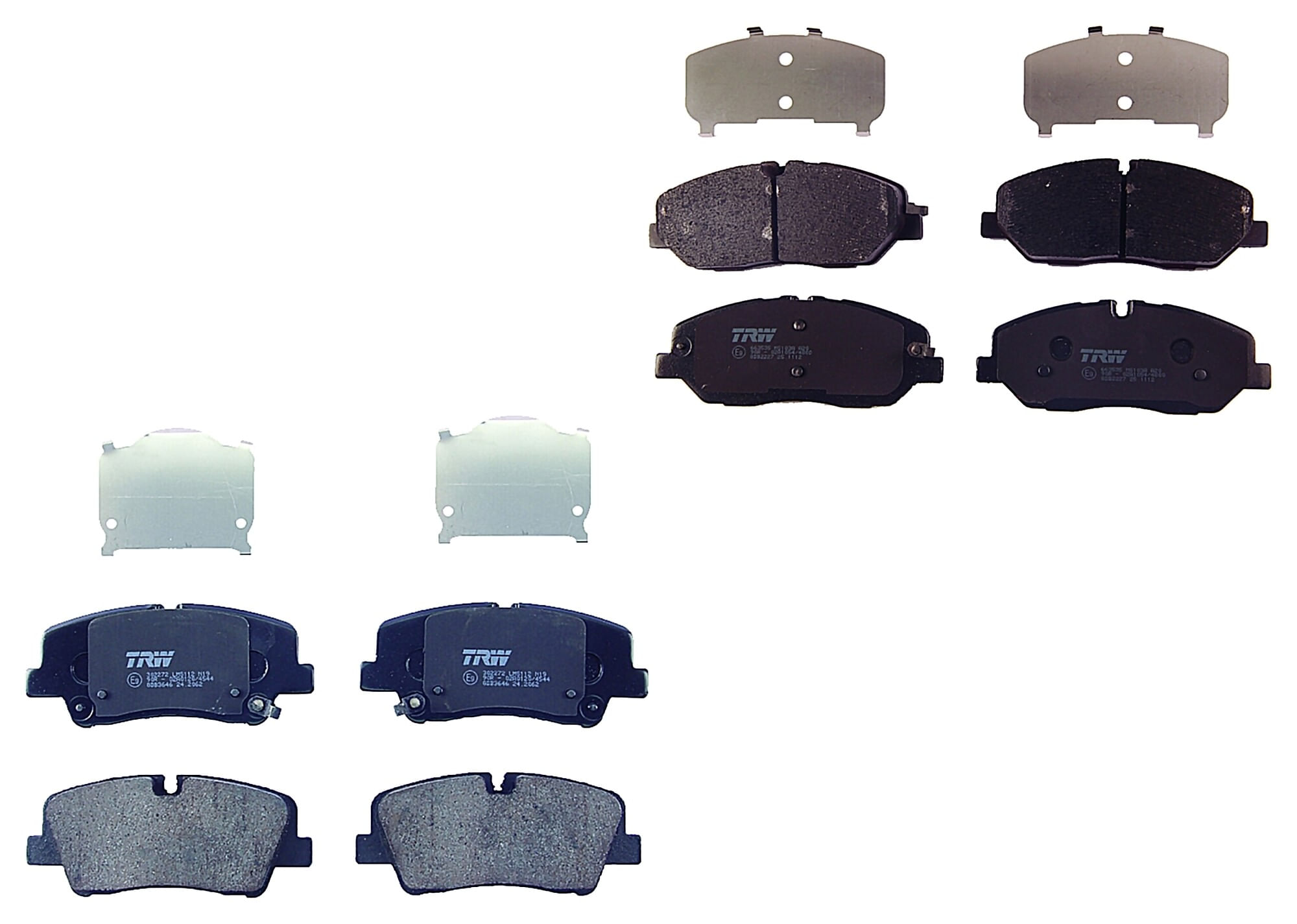 Kit De Balatas Bajos Metales Delanteras Y Traseras