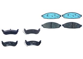 Kit De Balatas Bajos Metales Delanteras Y Traseras