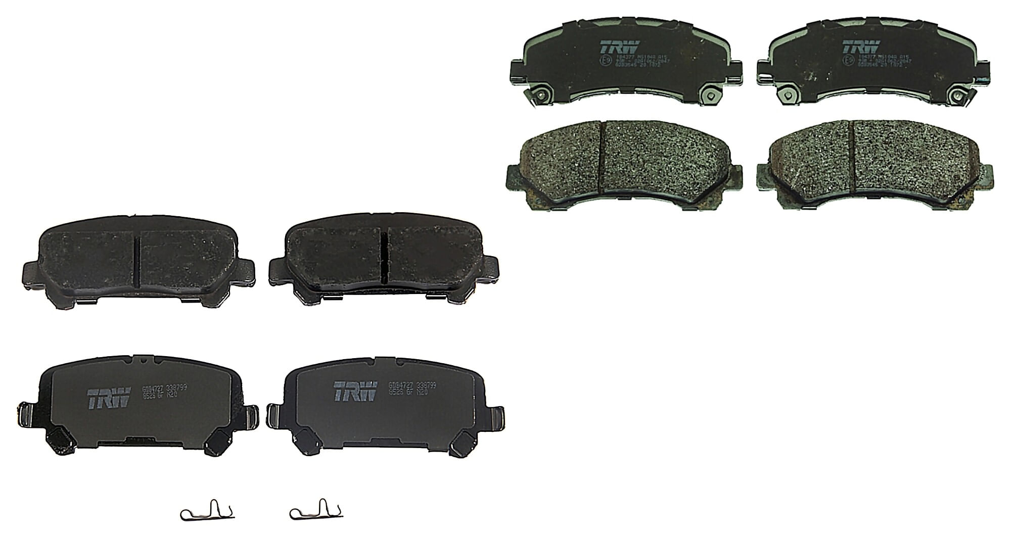 Kit De Balatas Bajos Metales Delanteras Y Traseras