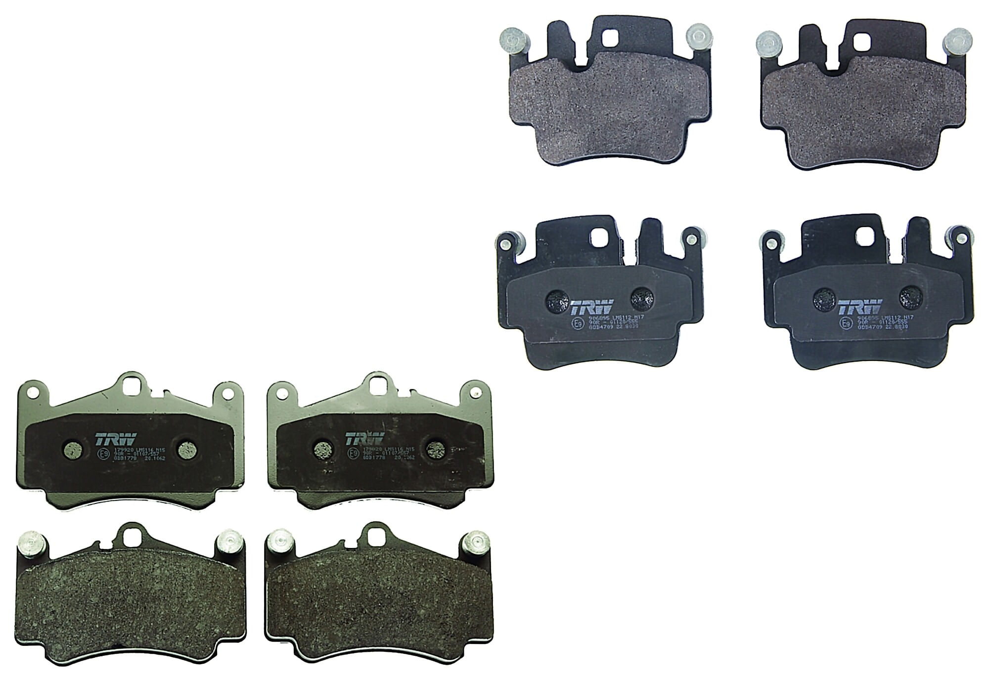 Kit De Balatas Bajos Metales Delanteras Y Traseras