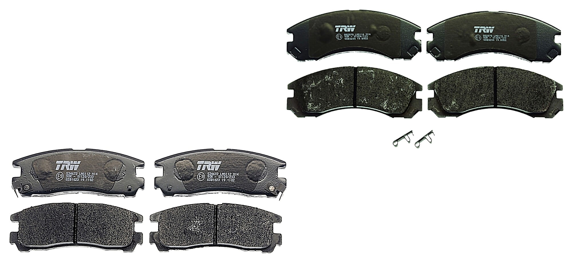 Kit De Balatas Bajos Metales Delanteras Y Traseras