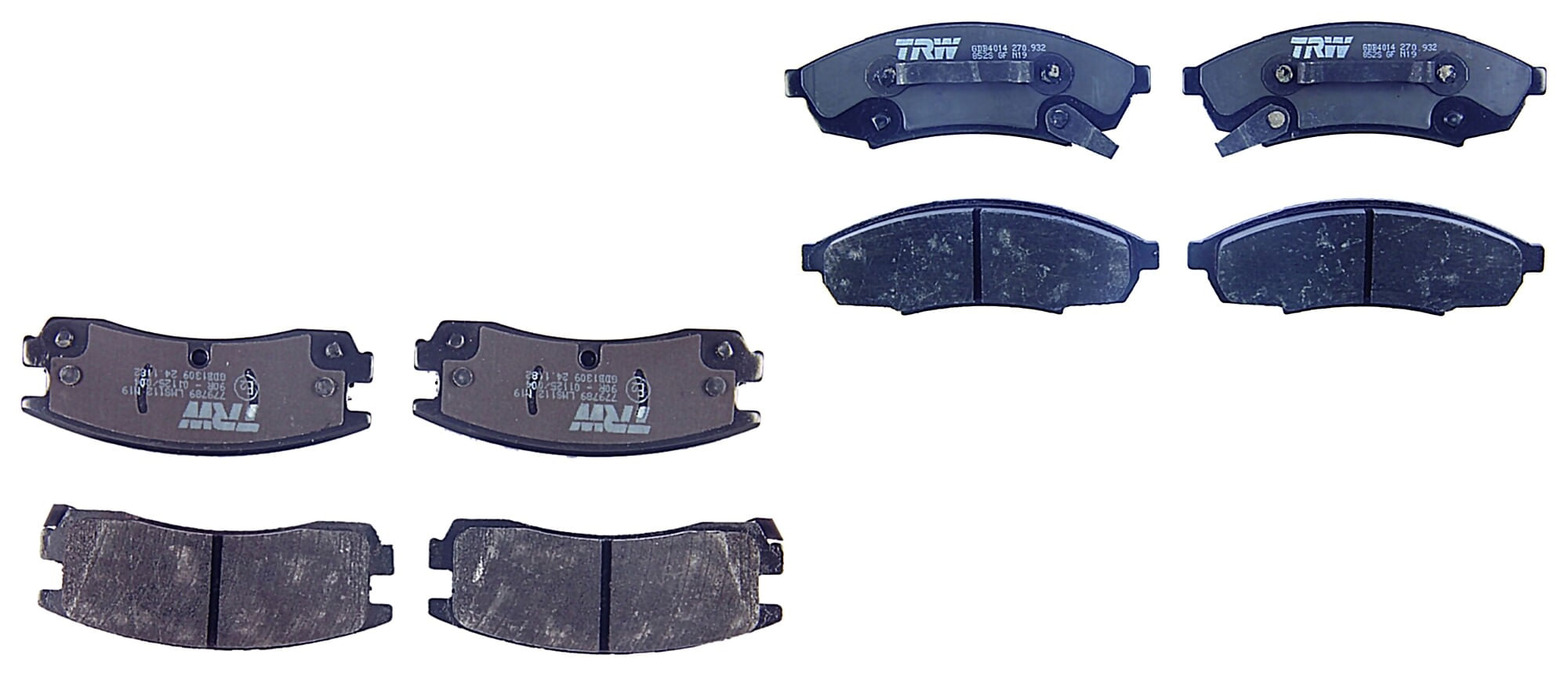Kit De Balatas Bajos Metales Delanteras Y Traseras
