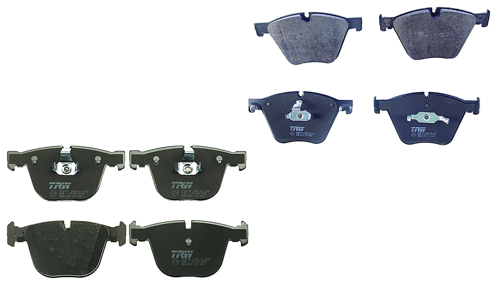 Kit De Balatas Bajos Metales Delanteras Y Traseras