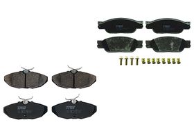 Kit De Balatas Bajos Metales Delanteras Y Traseras