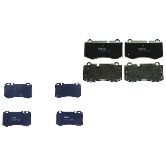 trw-kit-de-balatas-bajos-metales-delanteras-y-traseras-mercedes-benz-serie-cl-2010-cl600-0
