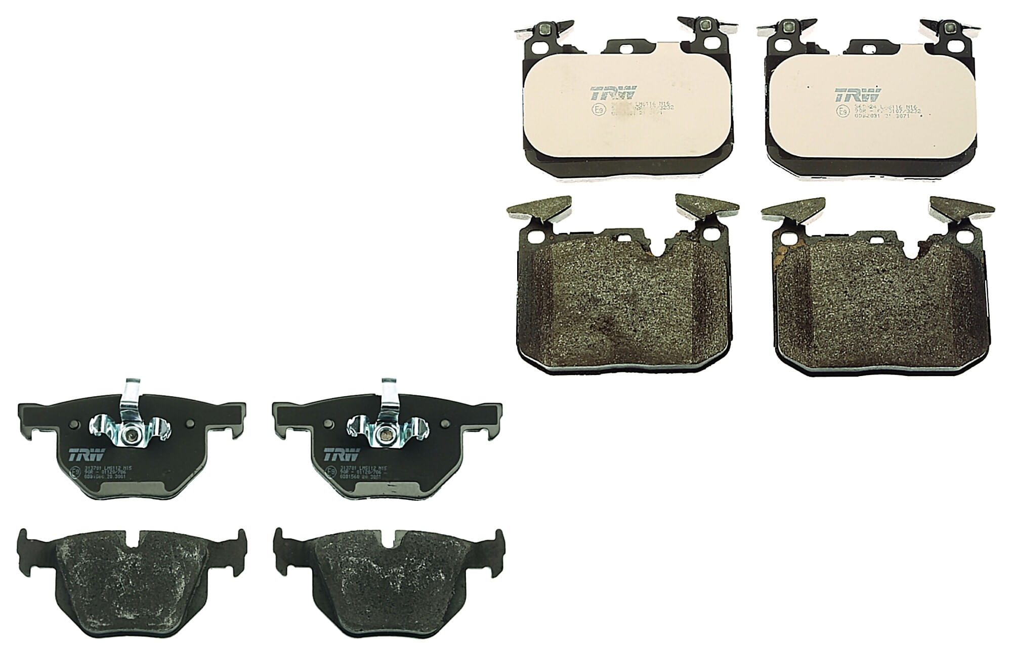 Kit De Balatas Bajos Metales Delanteras Y Traseras