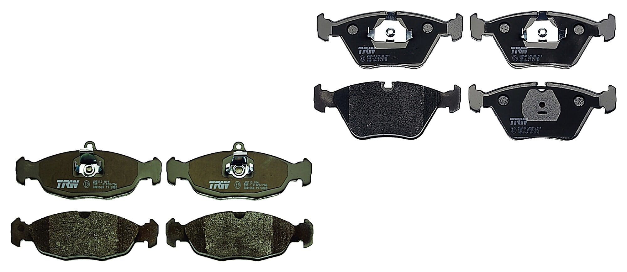 Kit De Balatas Bajos Metales Delanteras Y Traseras