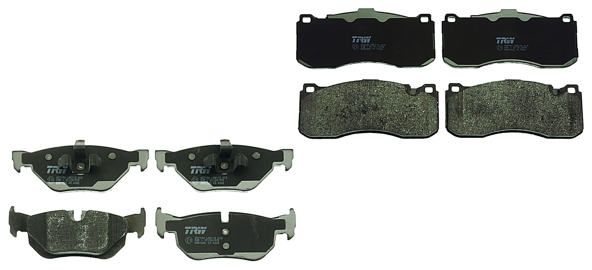 Kit De Balatas Bajos Metales Delanteras Y Traseras