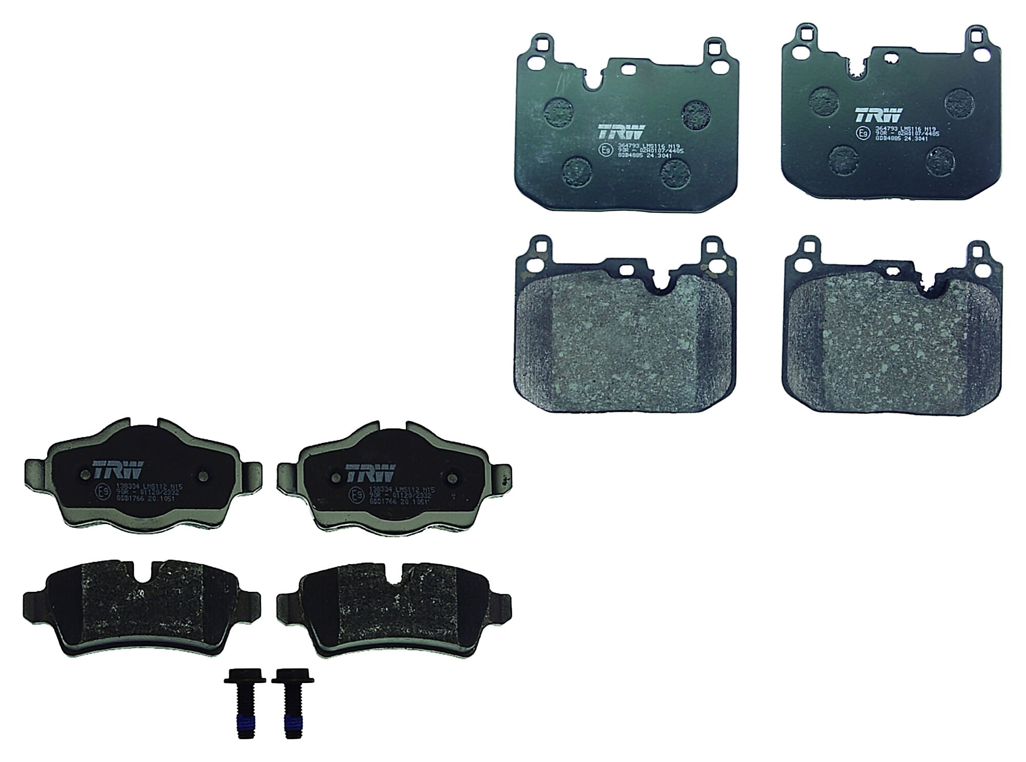 Kit De Balatas Bajos Metales Delanteras Y Traseras