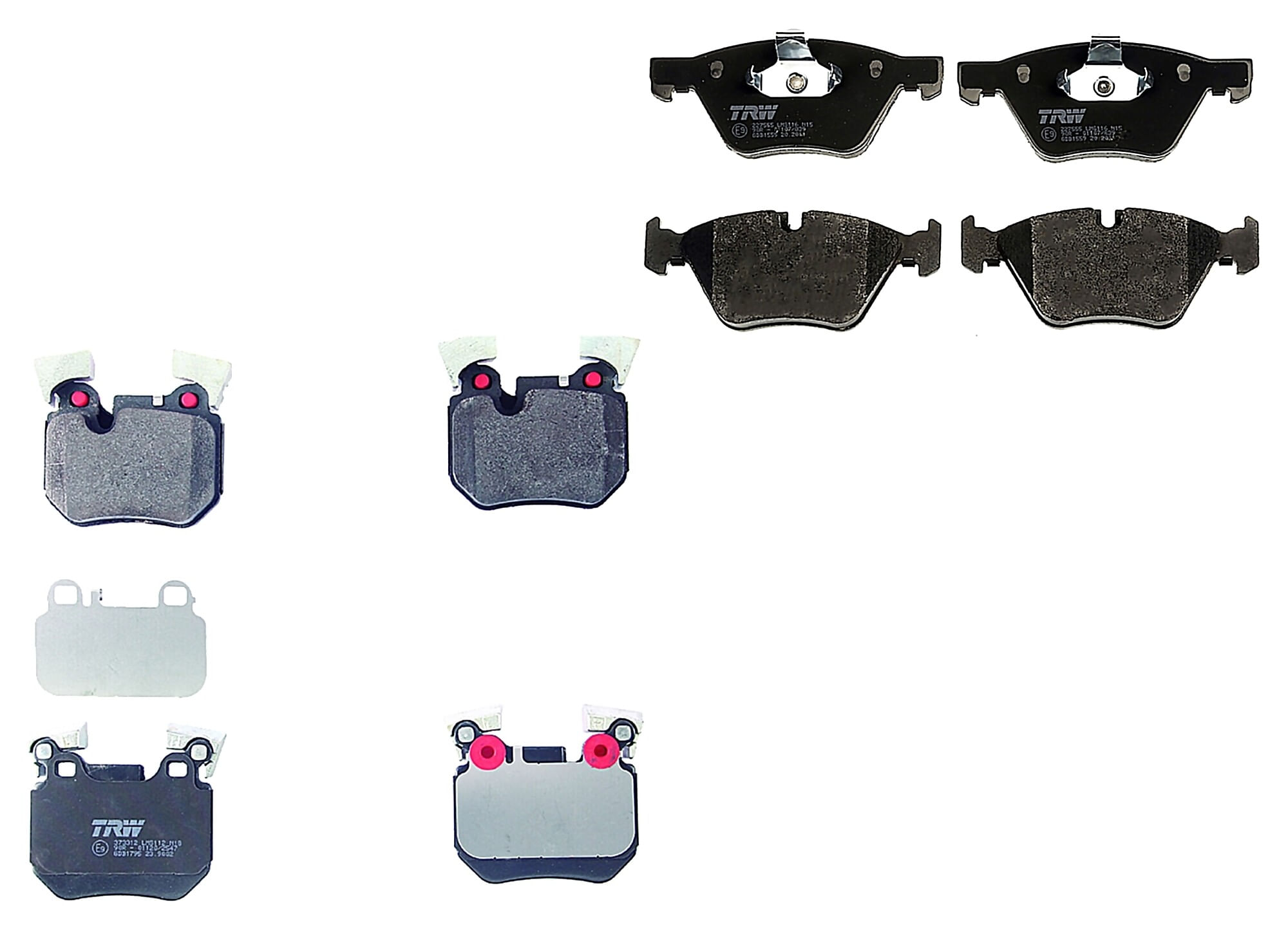 Kit De Balatas Bajos Metales Delanteras Y Traseras