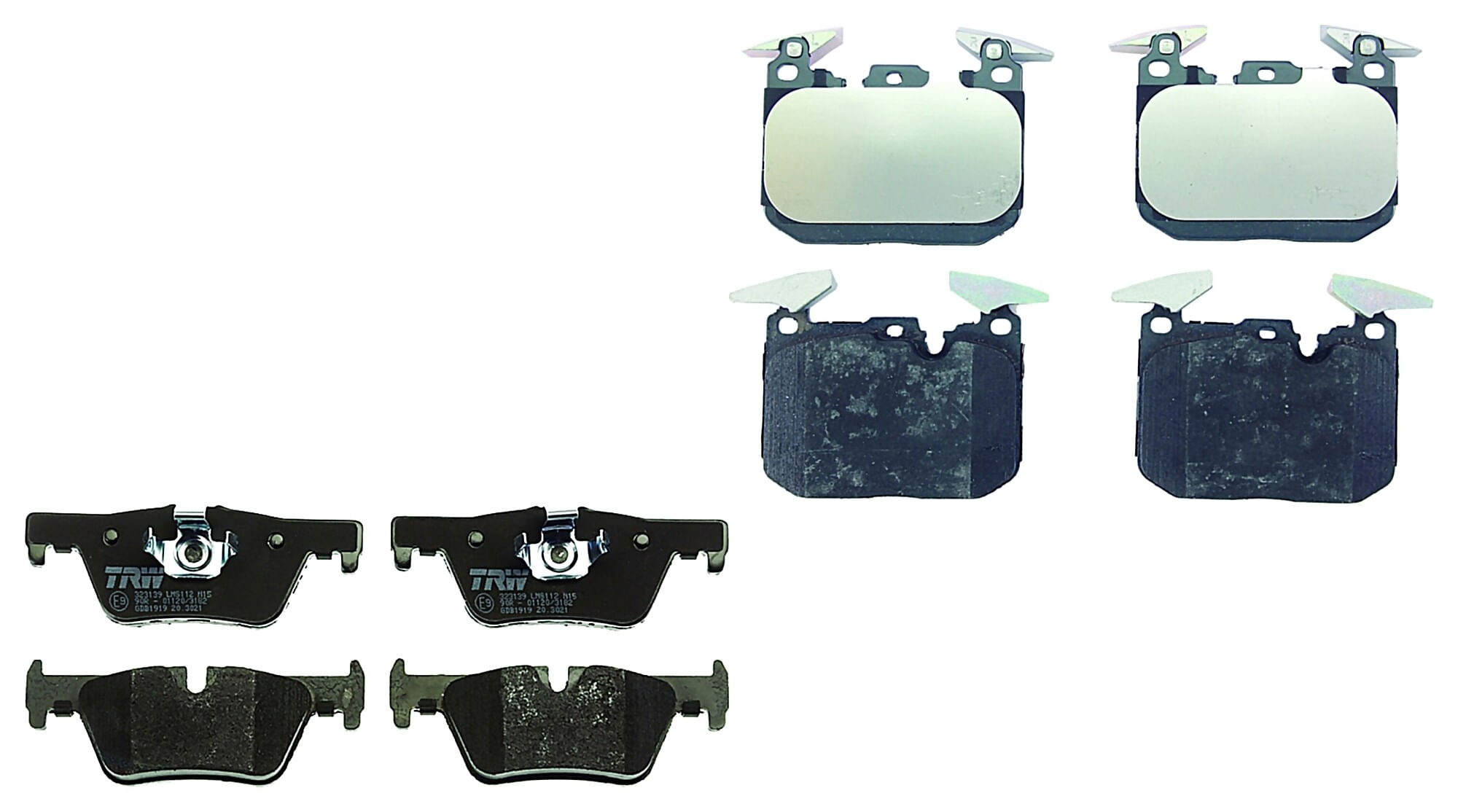 Kit De Balatas Bajos Metales Delanteras Y Traseras