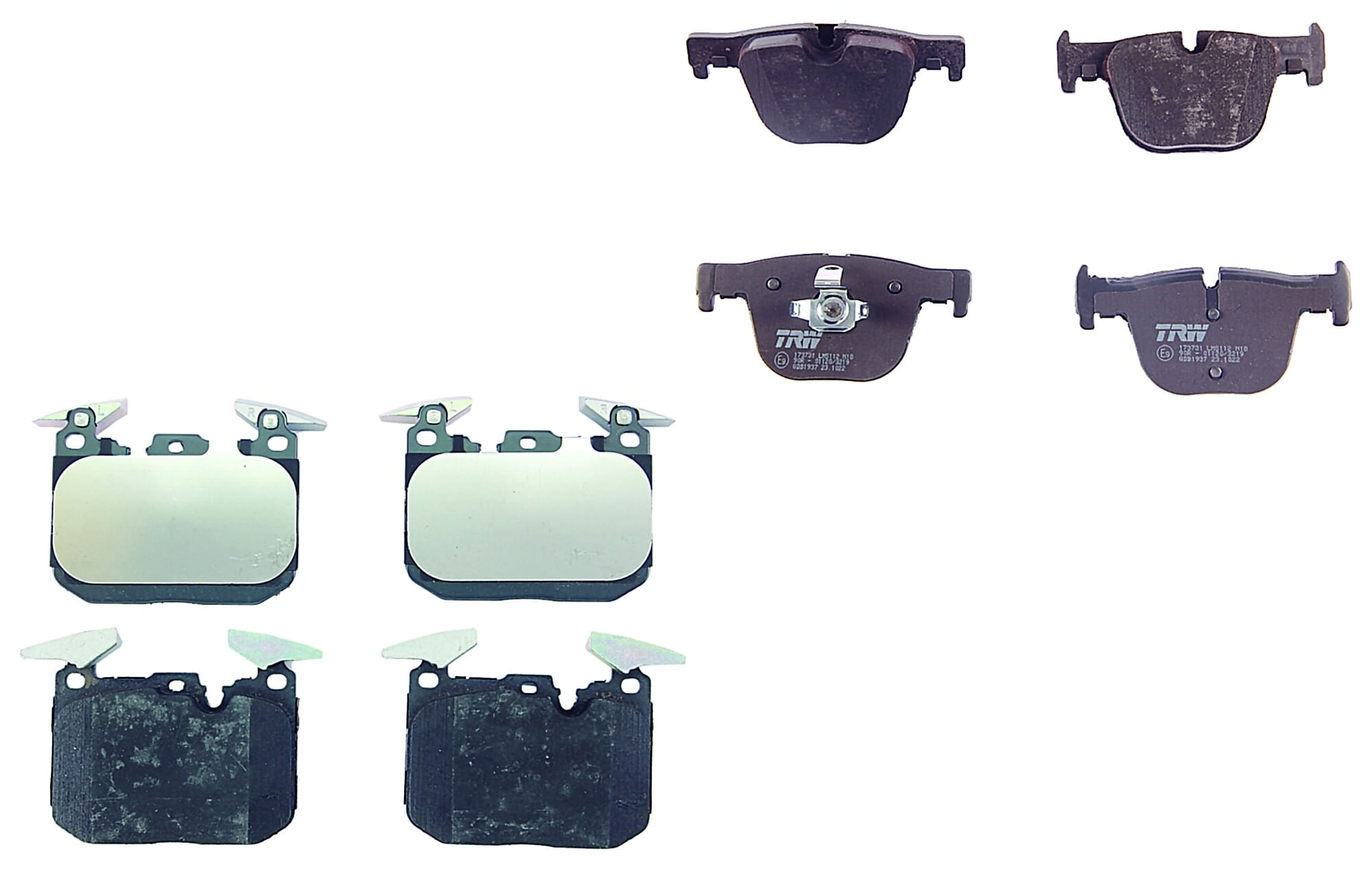 Kit De Balatas Bajos Metales Delanteras Y Traseras