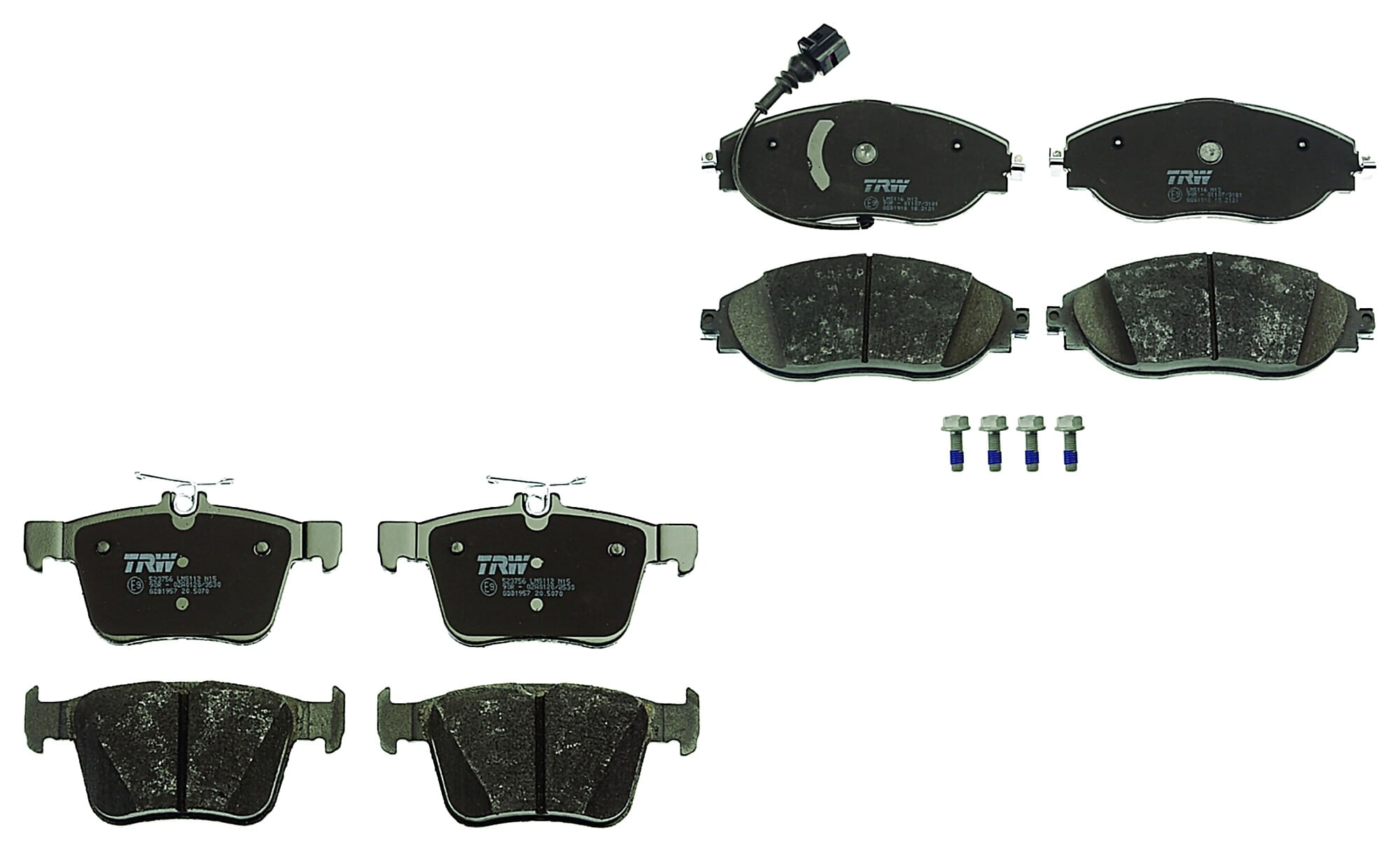 Kit De Balatas Bajos Metales Delanteras Y Traseras