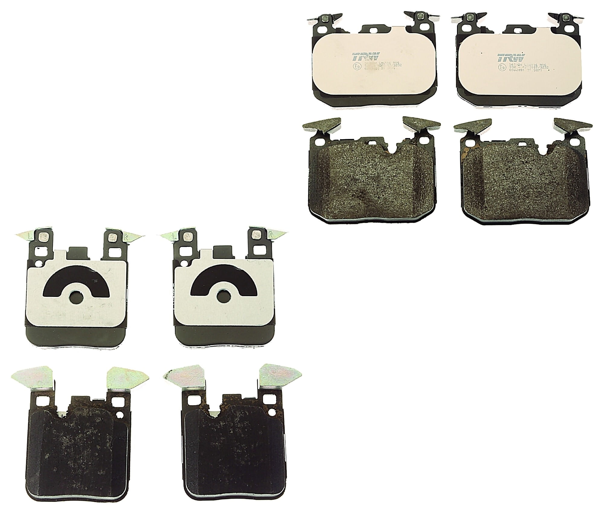 Kit De Balatas Bajos Metales Delanteras Y Traseras