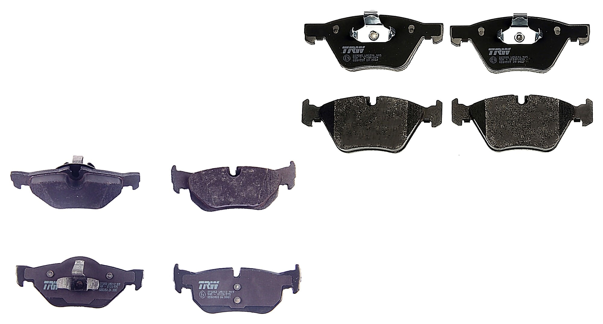 Kit De Balatas Bajos Metales Delanteras Y Traseras
