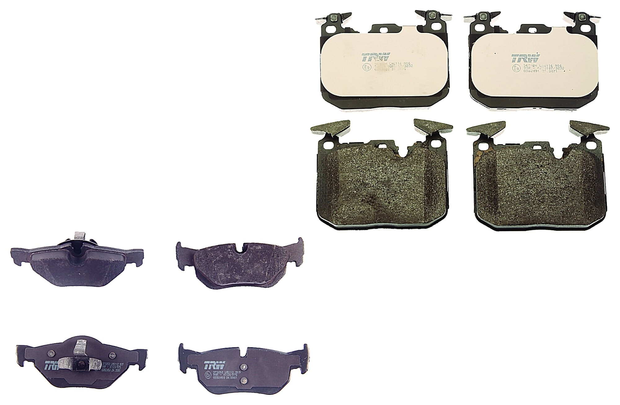 Kit De Balatas Bajos Metales Delanteras Y Traseras
