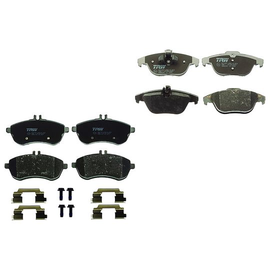 trw-kit-de-balatas-bajos-metales-delanteras-y-traseras-mercedes-benz-serie-c-2010-2017-c200-0