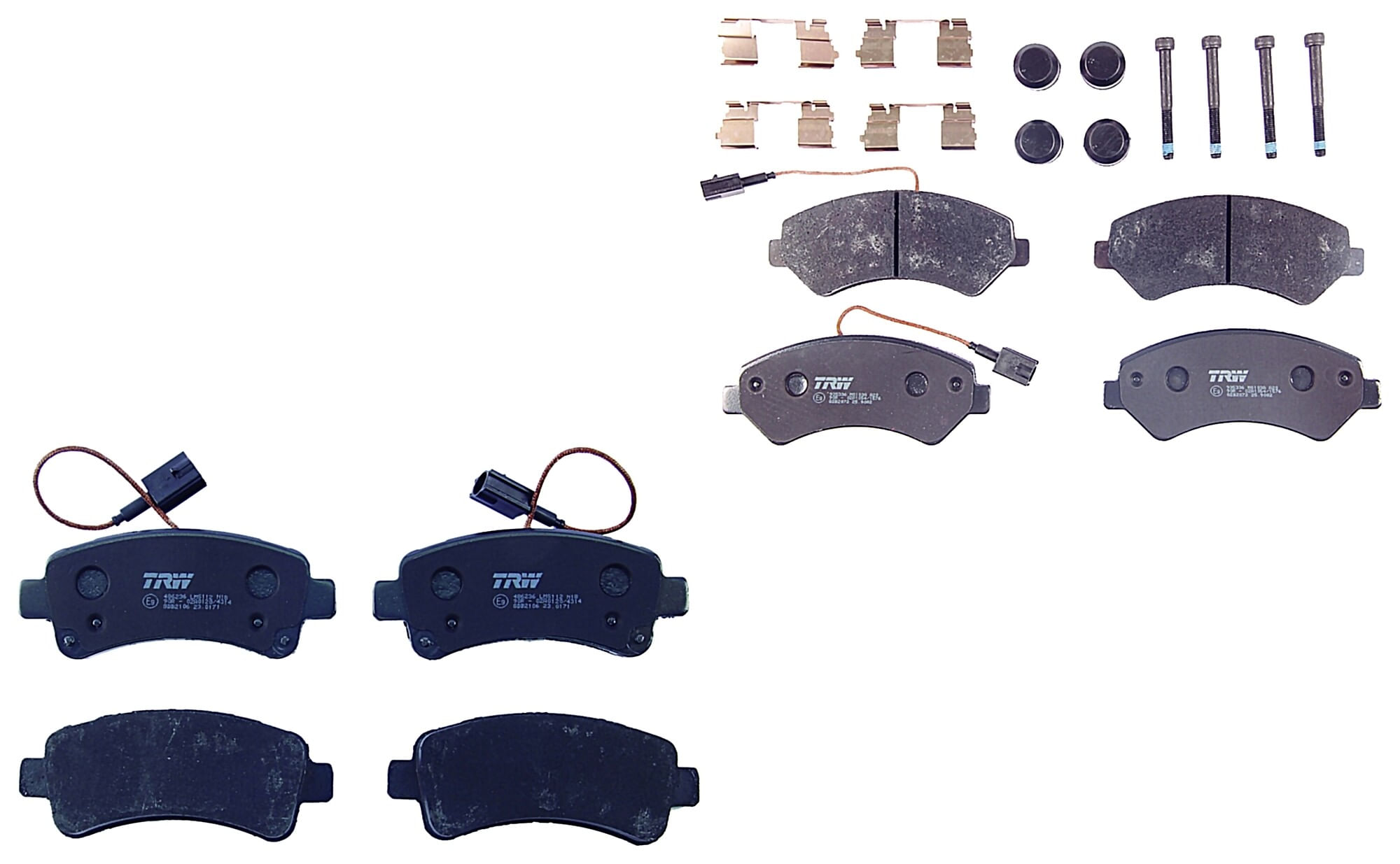 Kit De Balatas Bajos Metales Delanteras Y Traseras
