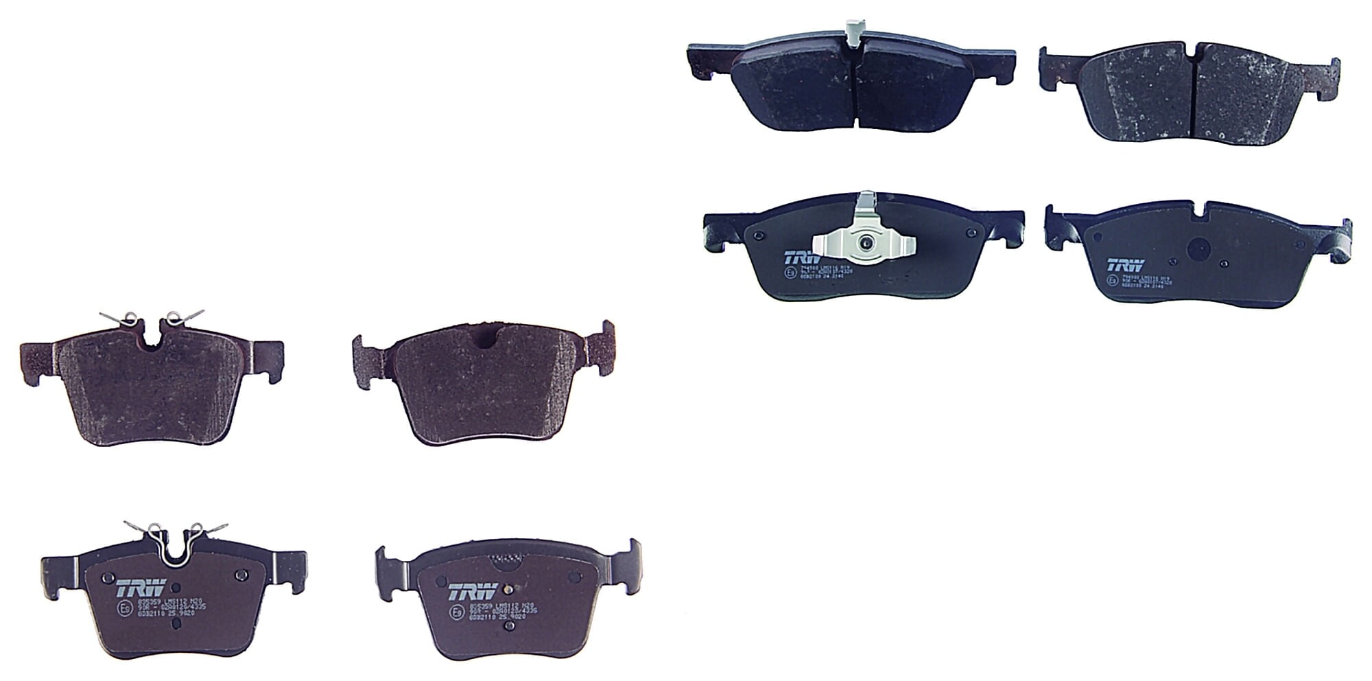 Kit De Balatas Bajos Metales Delanteras Y Traseras