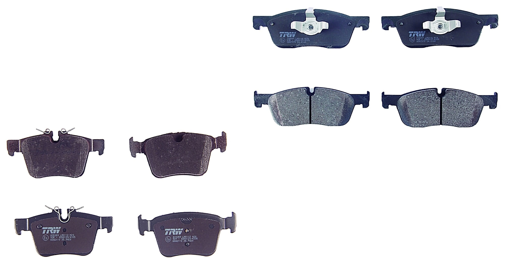 Kit De Balatas Bajos Metales Delanteras Y Traseras