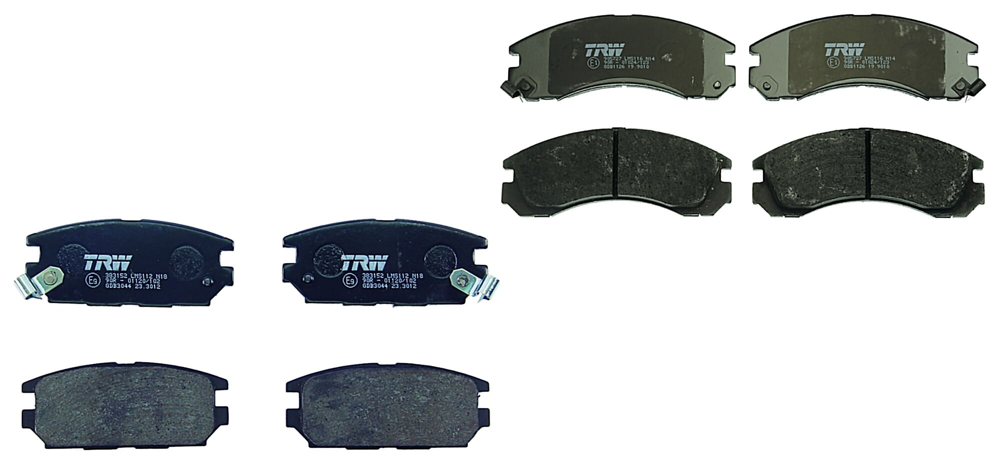 Kit De Balatas Bajos Metales Delanteras Y Traseras