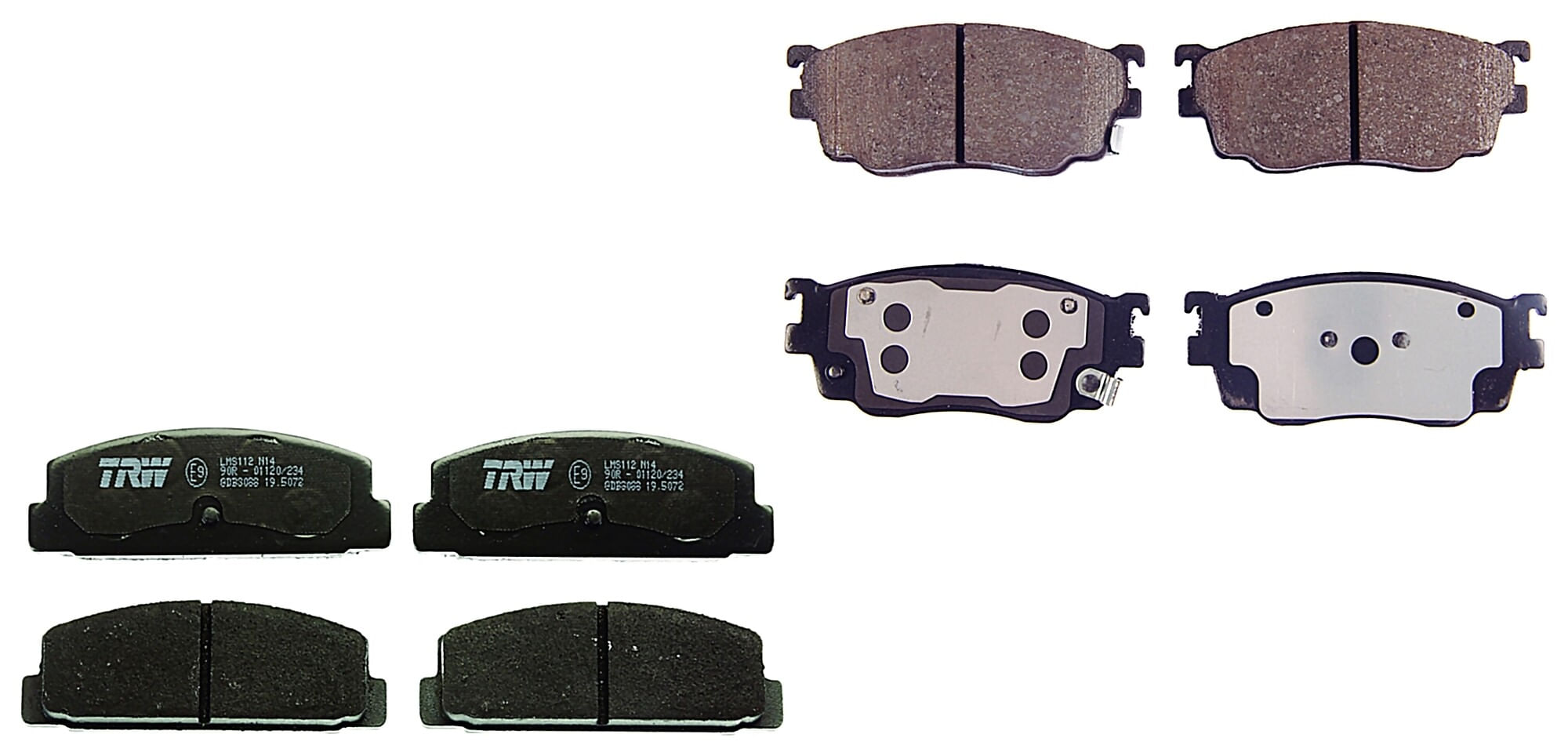 Kit De Balatas Bajos Metales Delanteras Y Traseras
