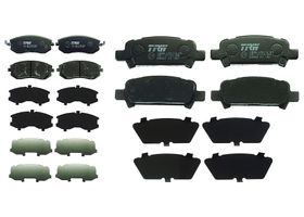 Kit De Balatas Bajos Metales Delanteras Y Traseras