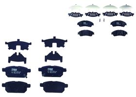 Kit De Balatas Bajos Metales Delanteras Y Traseras
