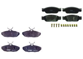 Kit De Balatas Bajos Metales Delanteras Y Traseras