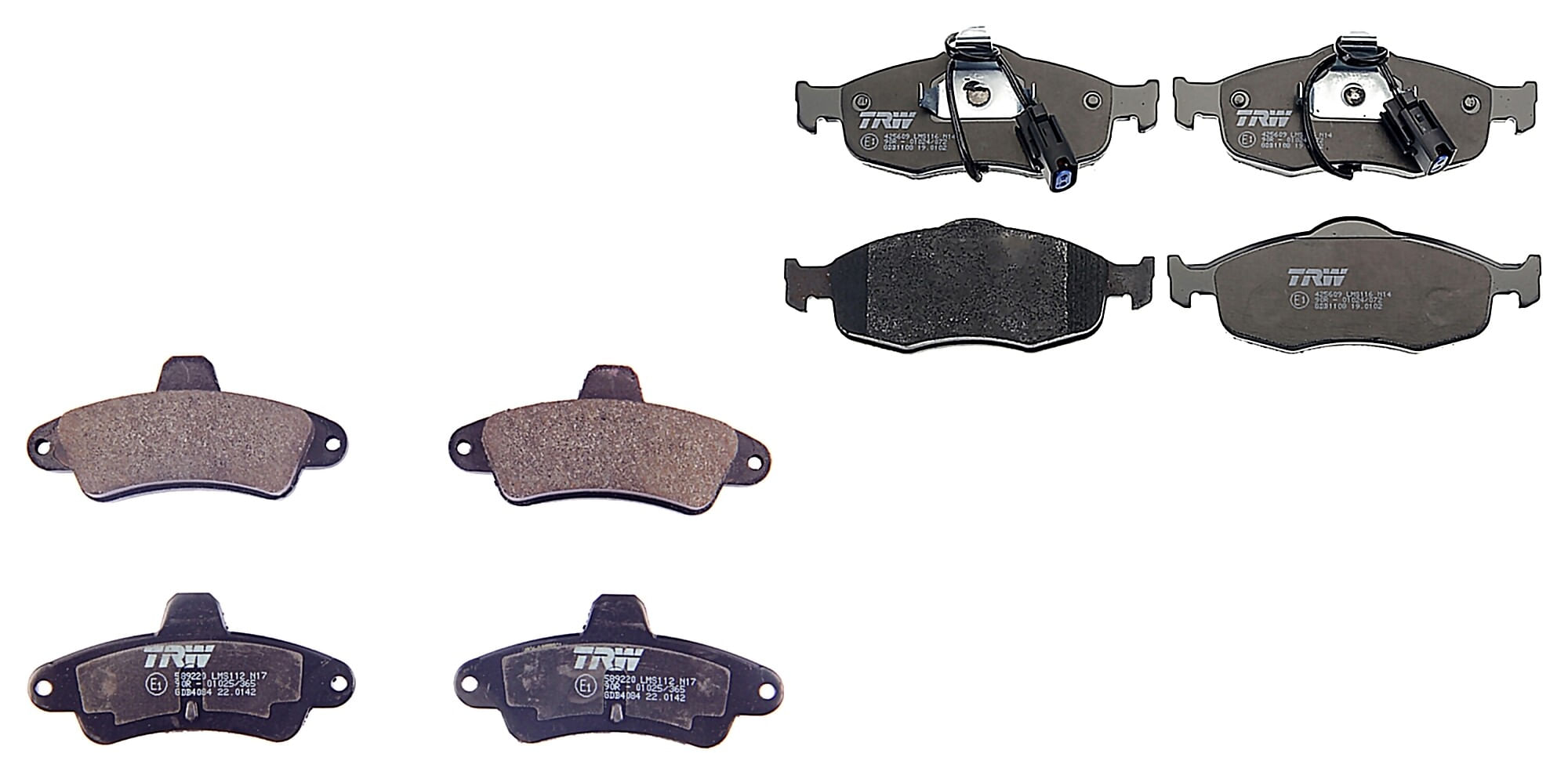 Kit De Balatas Bajos Metales Delanteras Y Traseras