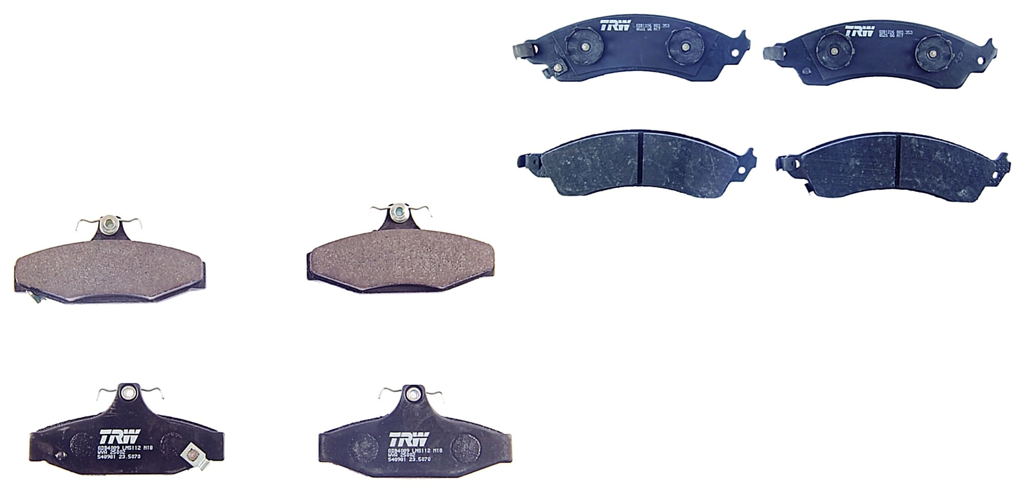 Kit De Balatas Bajos Metales Delanteras Y Traseras