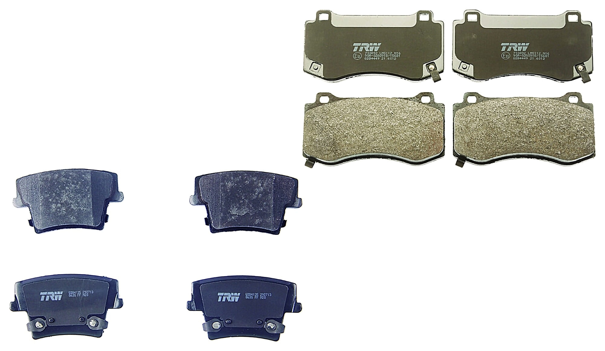 Kit De Balatas Bajos Metales Delanteras Y Traseras