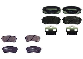 Kit De Balatas Bajos Metales Delanteras Y Traseras