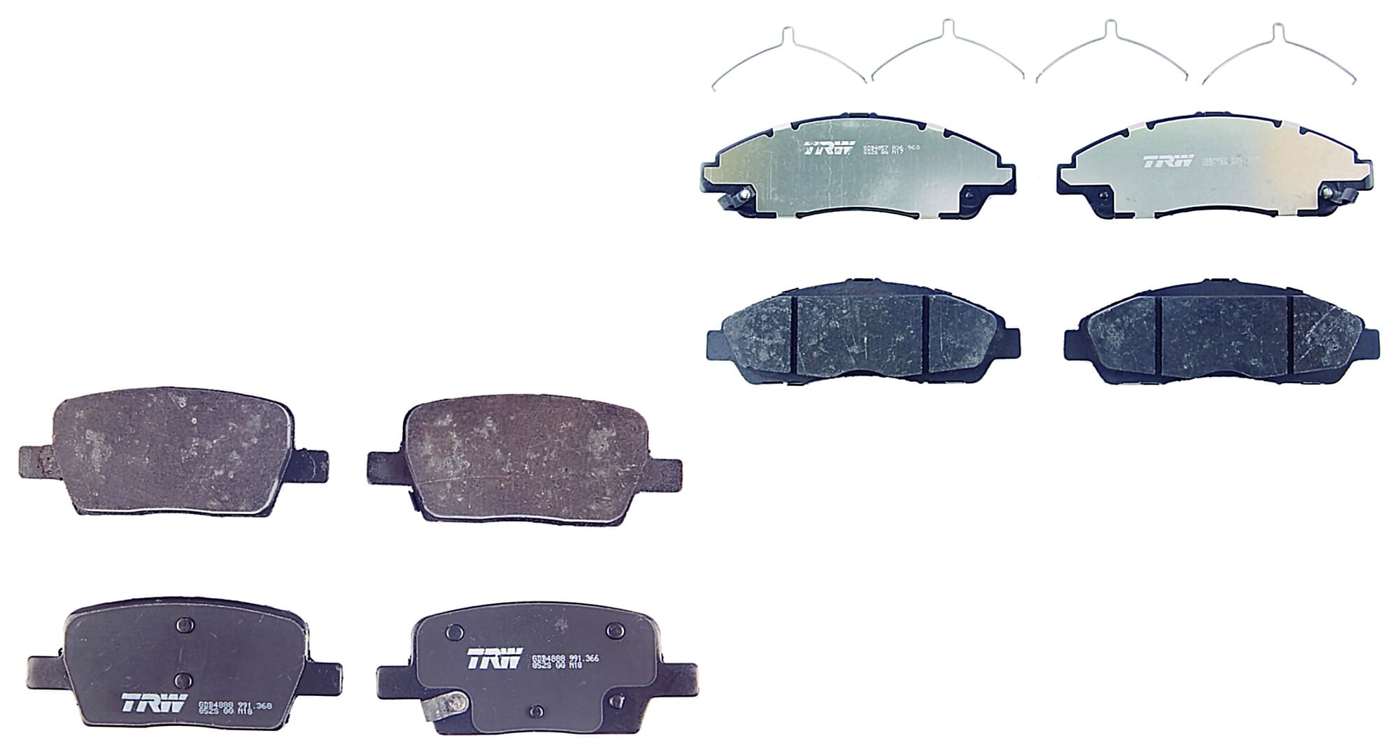Kit De Balatas Bajos Metales Delanteras Y Traseras