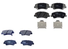 Kit De Balatas Bajos Metales Delanteras Y Traseras