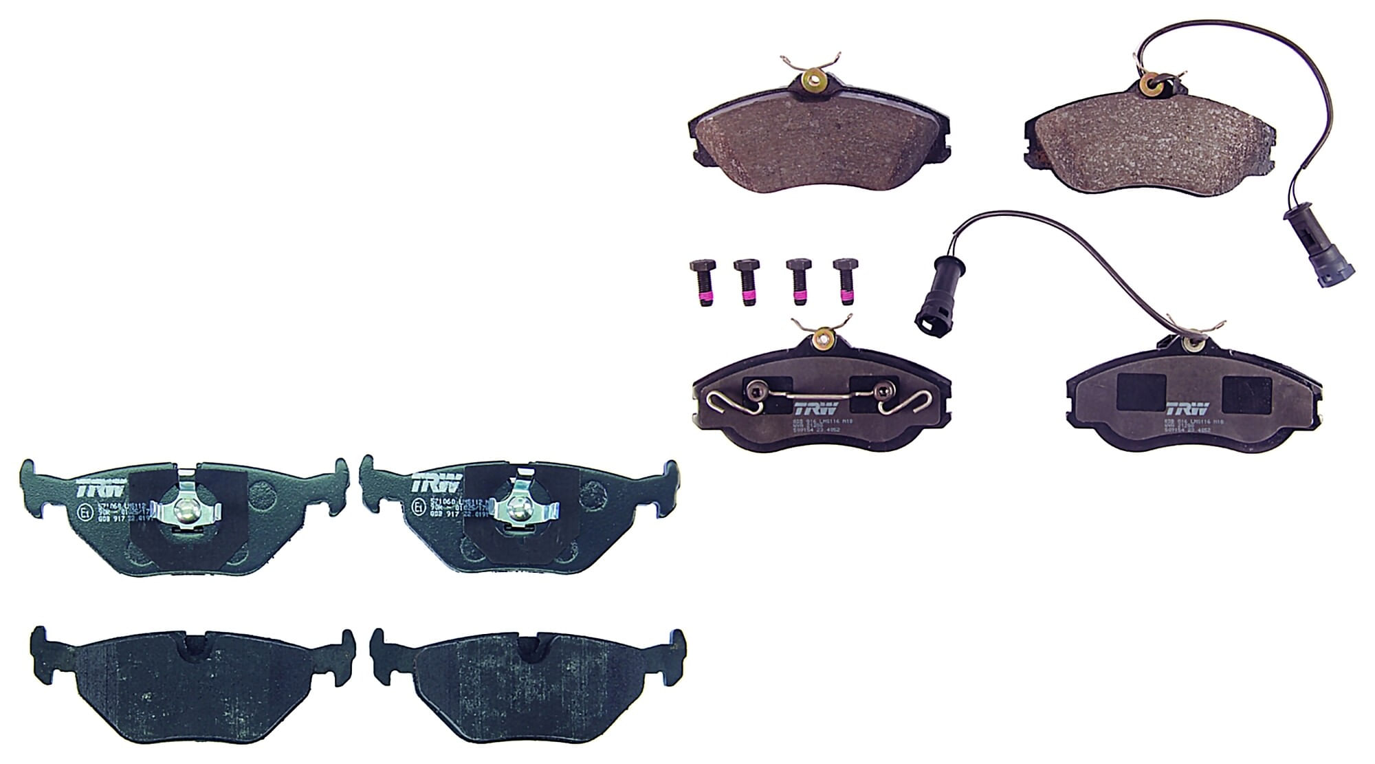 Kit De Balatas Bajos Metales Delanteras Y Traseras