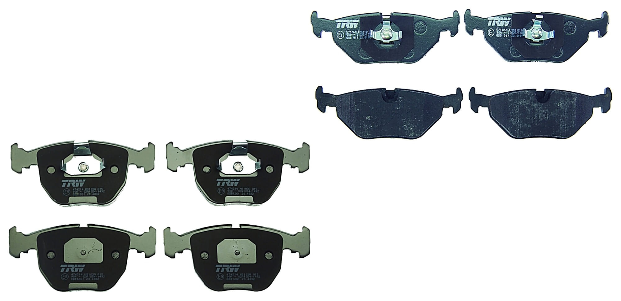 Kit De Balatas Bajos Metales Delanteras Y Traseras