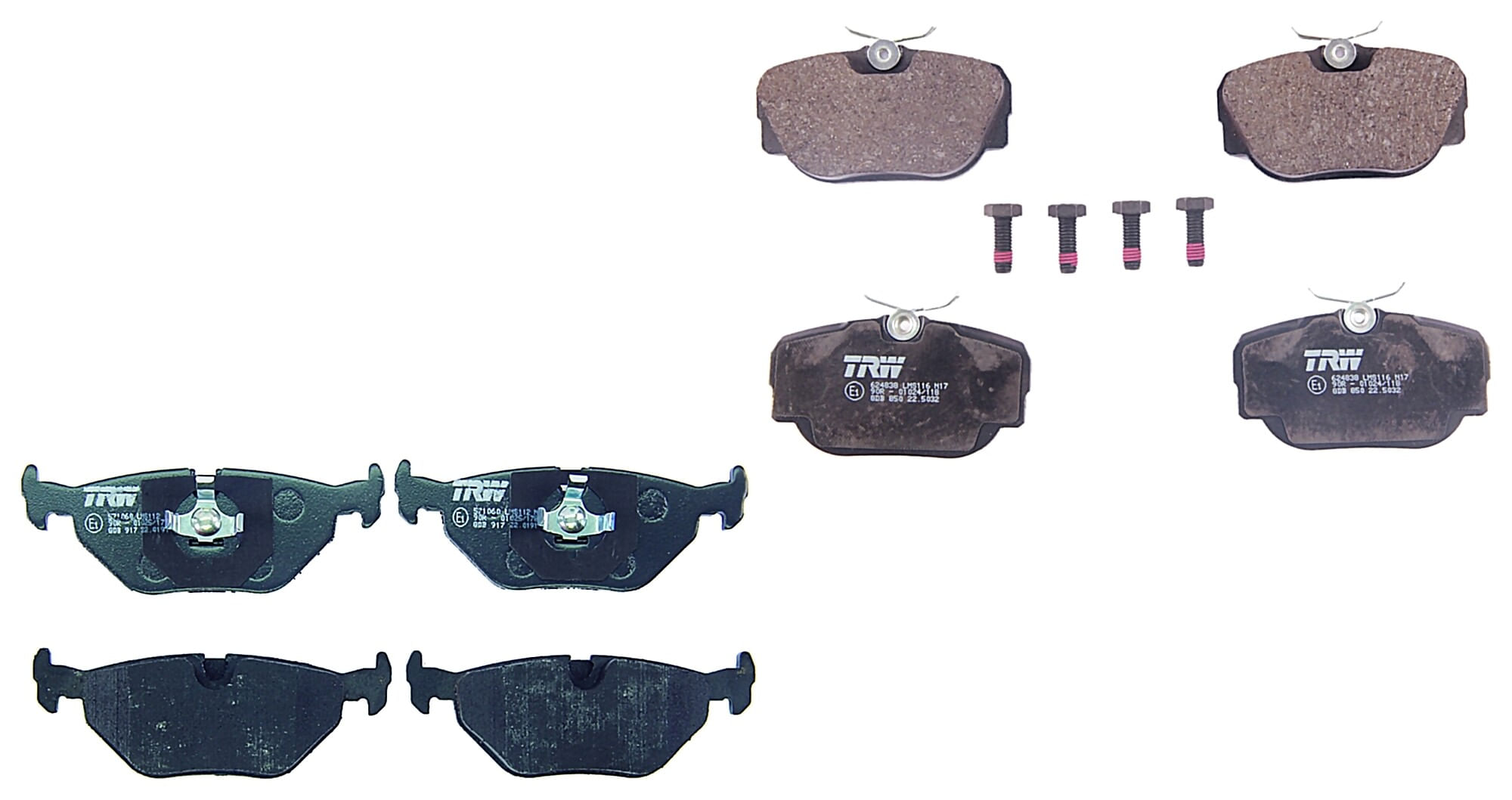 Kit De Balatas Bajos Metales Delanteras Y Traseras