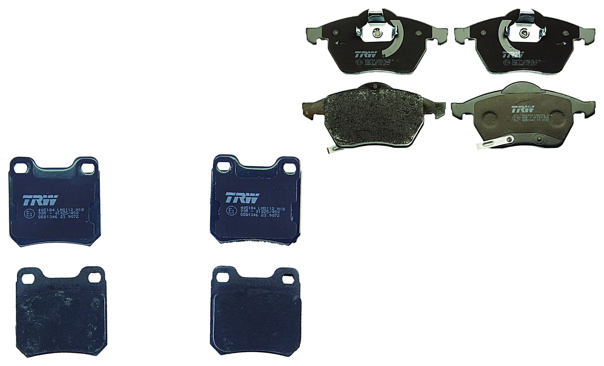 Kit De Balatas Bajos Metales Delanteras Y Traseras