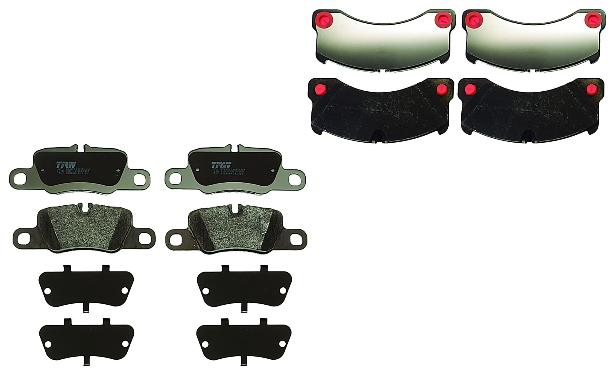 Kit De Balatas Bajos Metales Delanteras Y Traseras