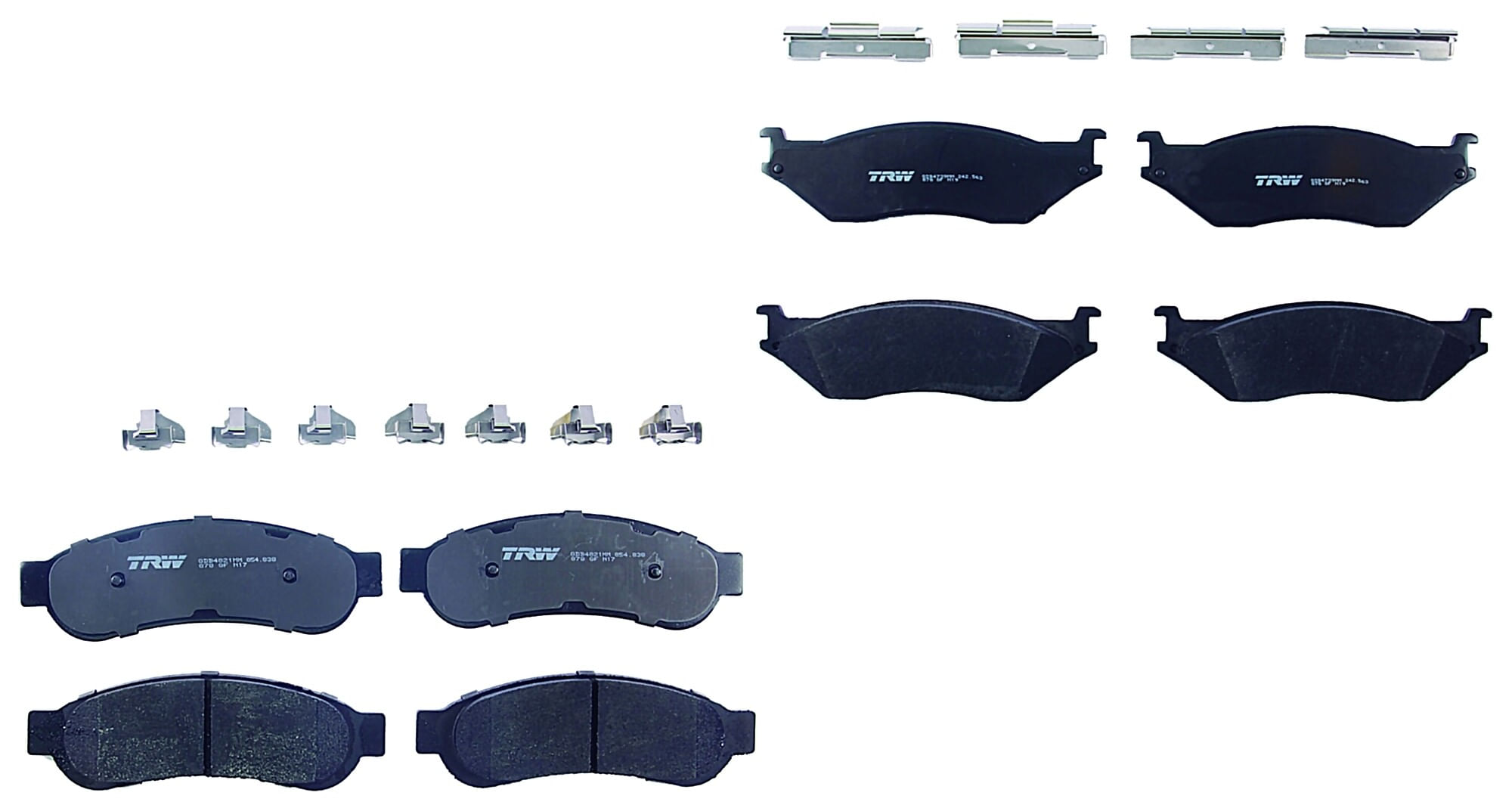 Kit De Balatas Semimetalicas Delanteras Y Traseras