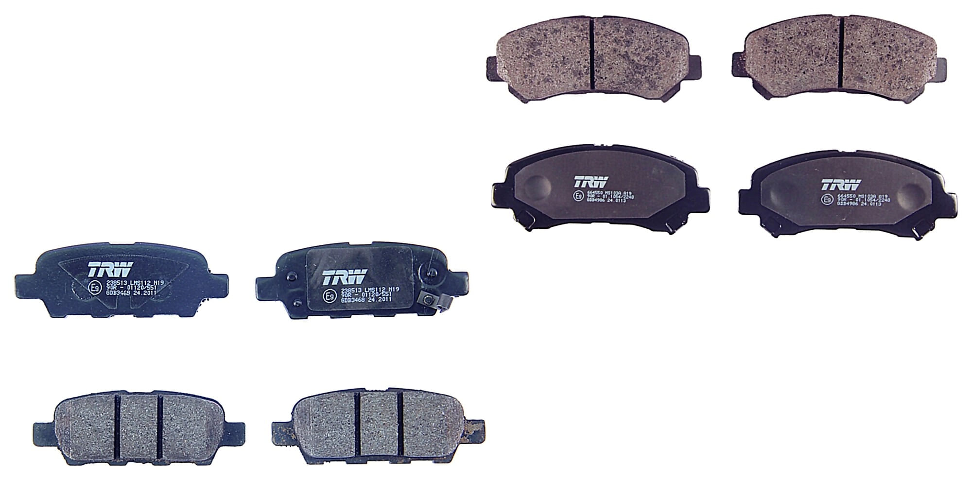 Kit De Balatas Bajos Metales Delanteras Y Traseras