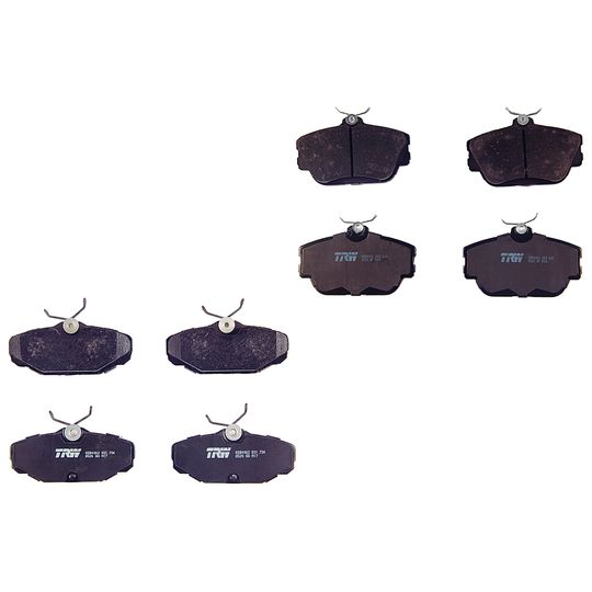 trw-kit-de-balatas-bajos-metales-delanteras-y-traseras-ford-taurus-2001-2007-taurus-0