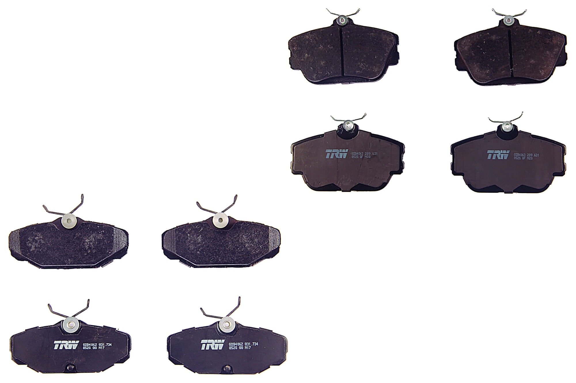 Kit De Balatas Bajos Metales Delanteras Y Traseras
