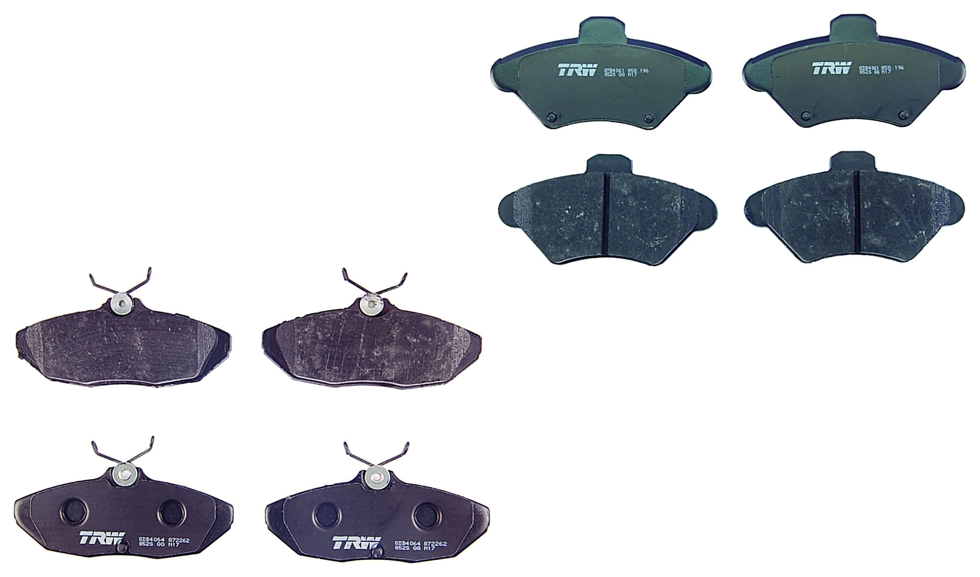 Kit De Balatas Bajos Metales Delanteras Y Traseras