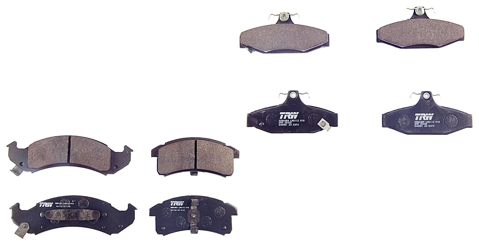 Kit De Balatas Bajos Metales Delanteras Y Traseras