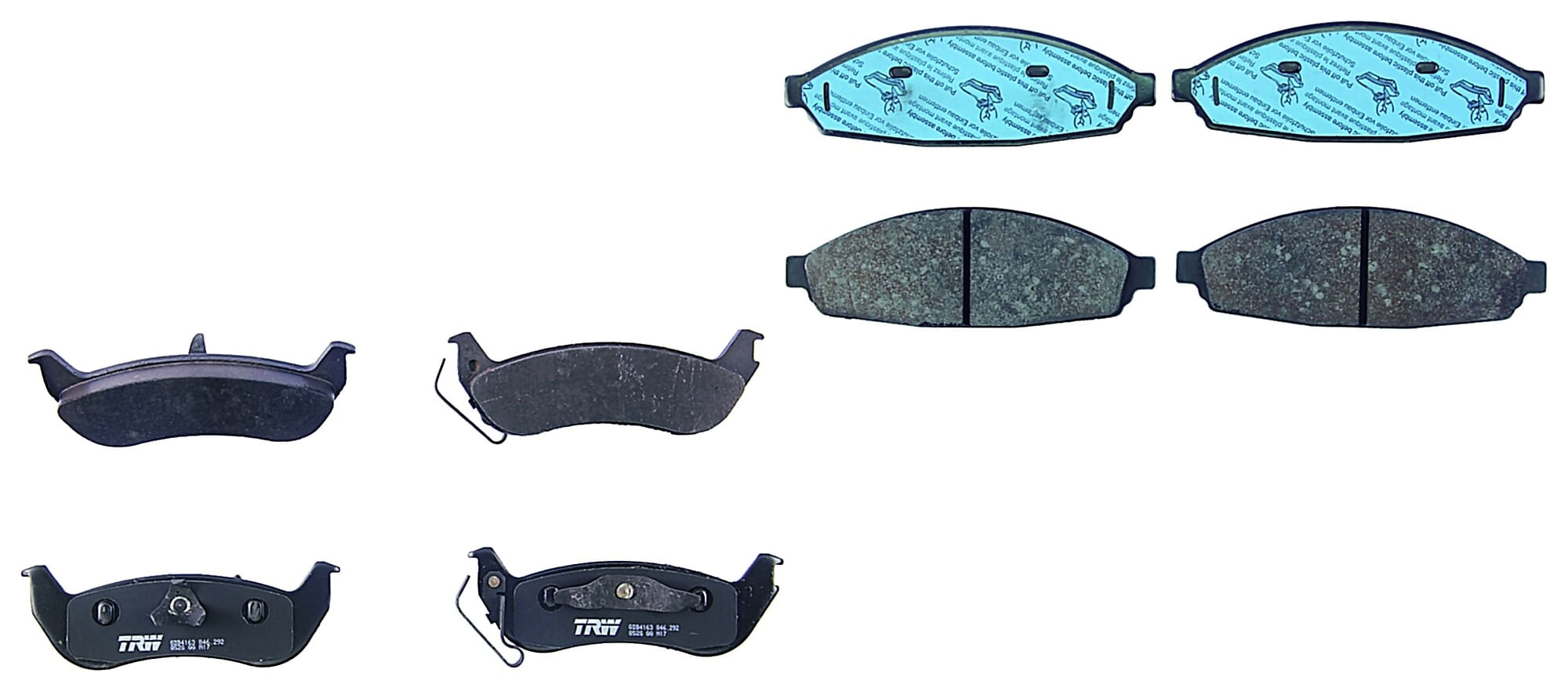 Kit De Balatas Bajos Metales Delanteras Y Traseras
