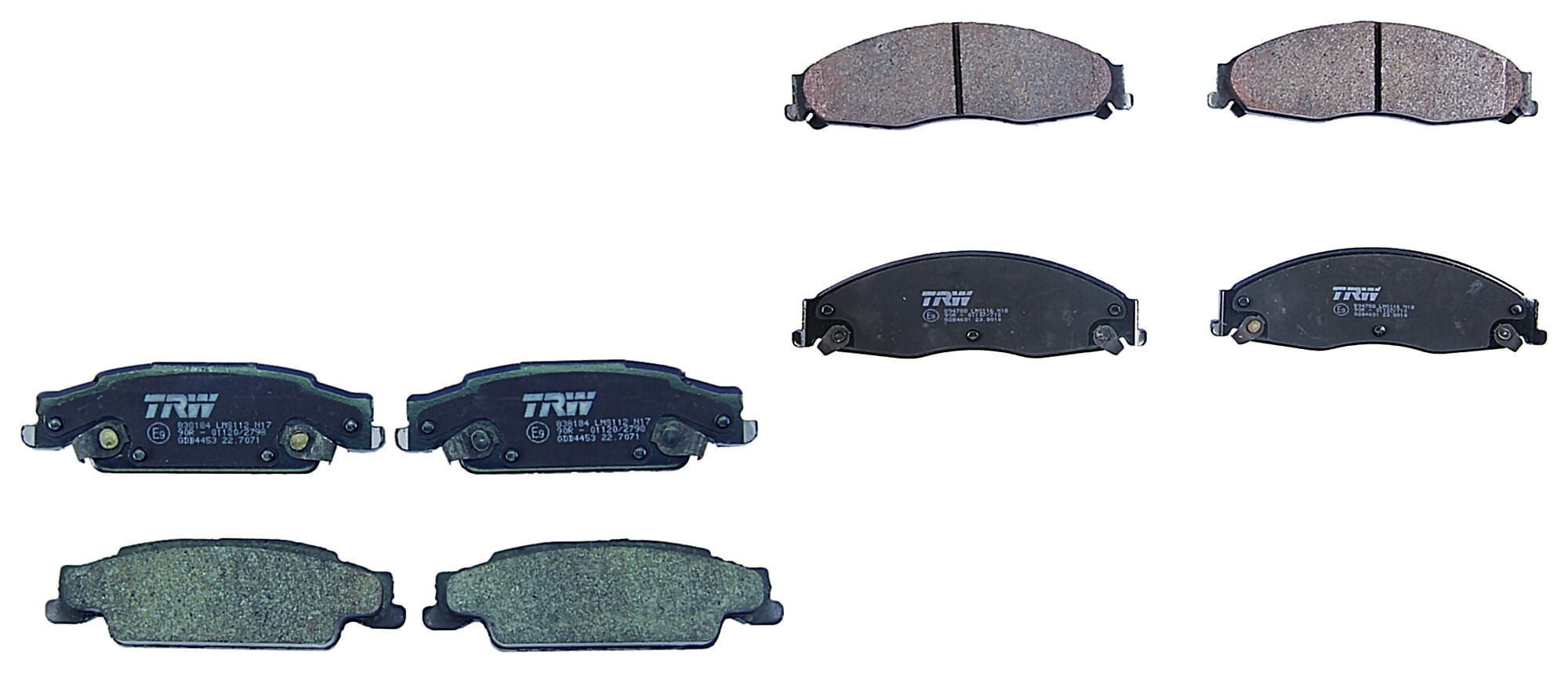 Kit De Balatas Bajos Metales Delanteras Y Traseras