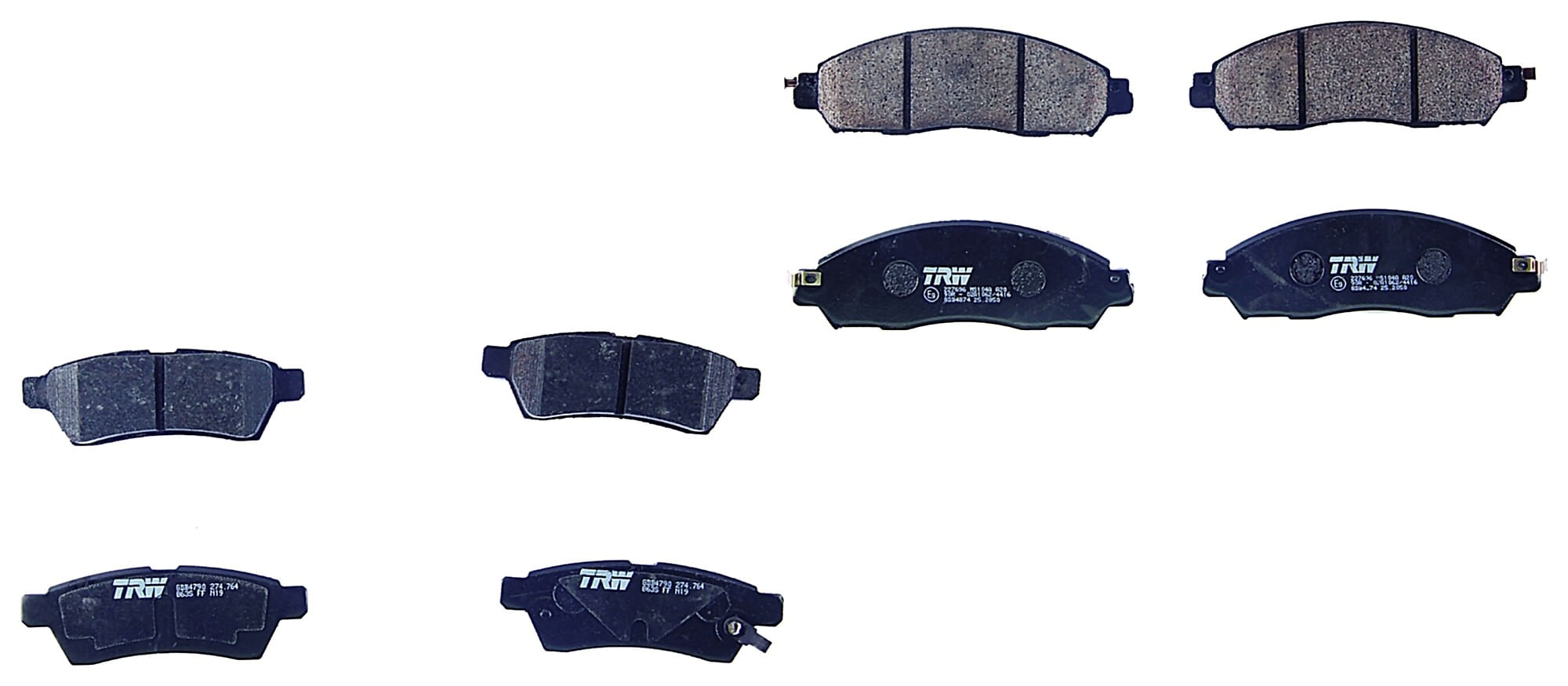 Kit De Balatas Bajos Metales Delanteras Y Traseras