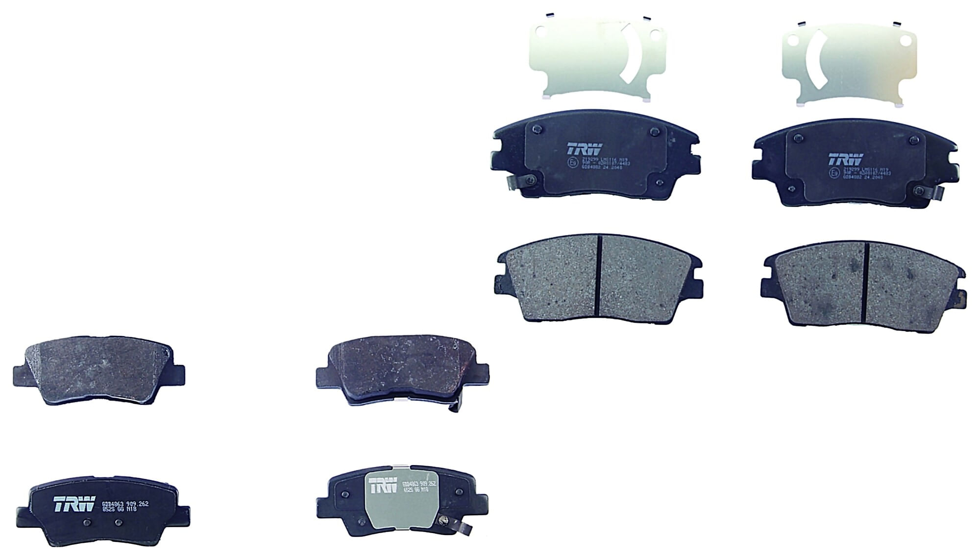 Kit De Balatas Bajos Metales Delanteras Y Traseras